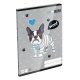 Füzet LIZZY CARD A/5 32 lapos kockás 27-32 We Love Dogs Woof