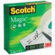 Ragasztószalag, 3M, Scotch Magic 810, írható, 12mmx 33m