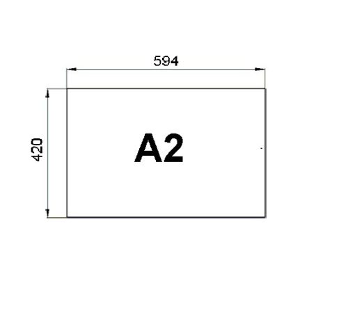 Műszaki rajzlap, A/2, 170 g