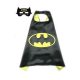 Batman köpeny (hossz. 50 cm) szemmaszkkal