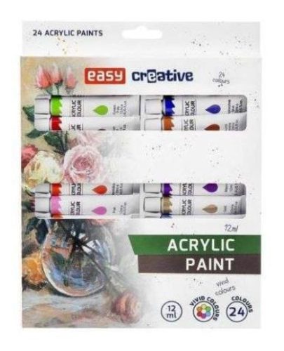 Akrilfesték szett 24x12ml 