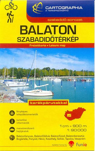 Balaton szabadidőtérkép 1:90 000