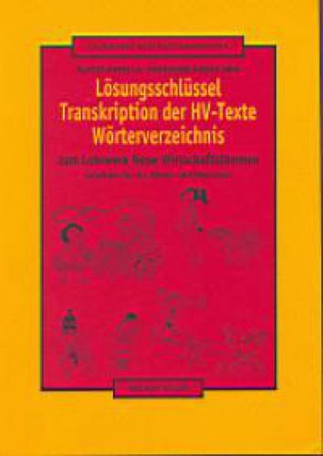 Lösungsschlüssel - Transkription der HV-Texte Wörterverzeichnis