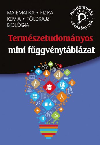 Természettudományos mini függvénytáblázat – matematika, fizika, kémia, földrajz, biológia