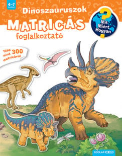 Dinoszauruszok - Matricás foglalkoztató