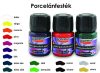 Üveg és porcelánfesték, 30 ml, vegyes szín