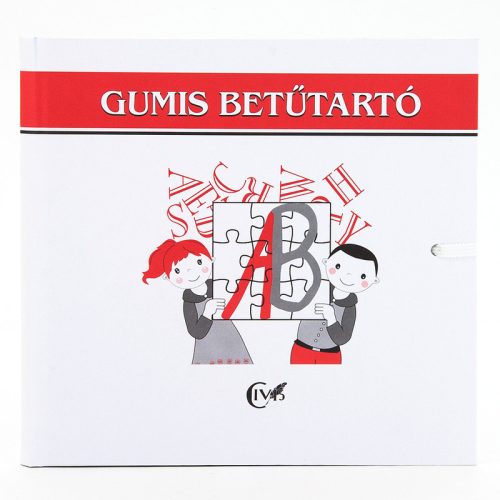 Gumis betűtartó