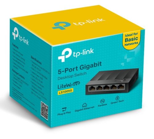 Hálózat Switch TP-LINK LS1005G Gigabit