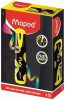 Szövegkiemelő, 1-5 mm, MAPED "Fluo Peps Flex", sárga