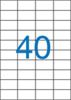 Etikett címke 52,5x29,7 mm, 4000 etikett/csomag