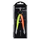 Körző készlet, precíziós, 2 darabos, STAEDTLER "Mars Comfort 556", neon sárga/narancs